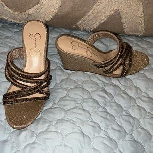Never worn Jessica Simpson 3” sparkly heels ✨